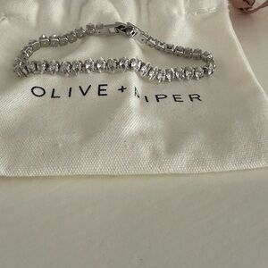 Silver Crystal Bracelet